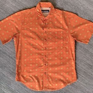 Reyn Spooner Men’s S/S Archive Print Micro Floral Hawaiian Button Up (M) Shirt